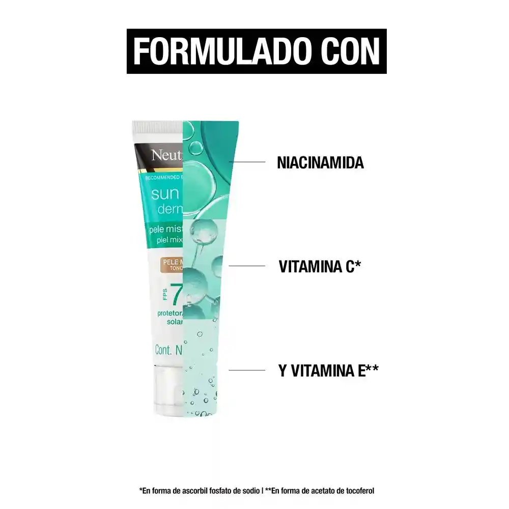 Neutrogena Protector Solar Facial Sun Fresh Tono Medio Fps 70