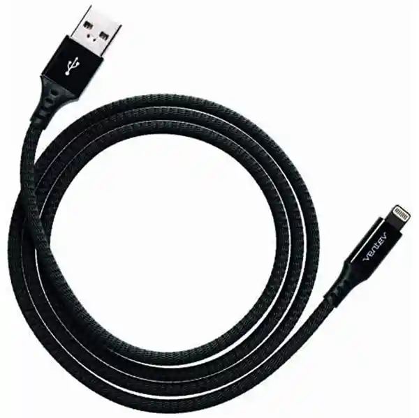 Ventev Cable Alloy Usb-A a Lightning Black 1.2 m
