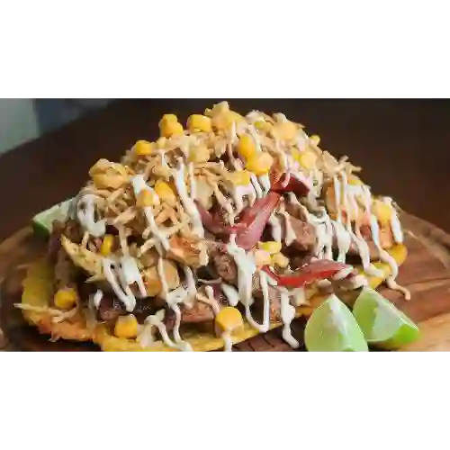 Pataconada de pollo