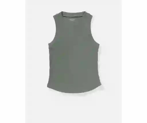 Camiseta Mujer Verde y Gris Talla X-Small American Eagle