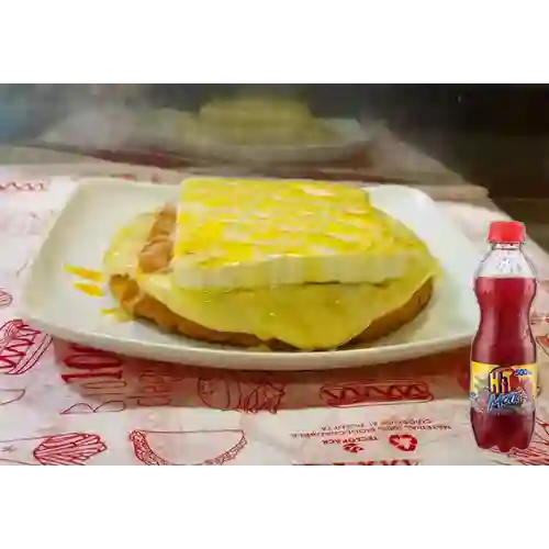 Combo Arepa de Chócolo Doble + Jugo Hit Mora 500ml