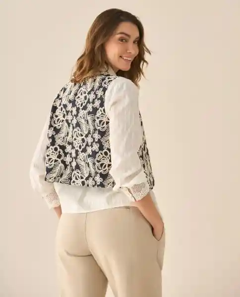 Camisa Azul Medianoche Ultra Oscuro Talla XS 613G050 Esprit