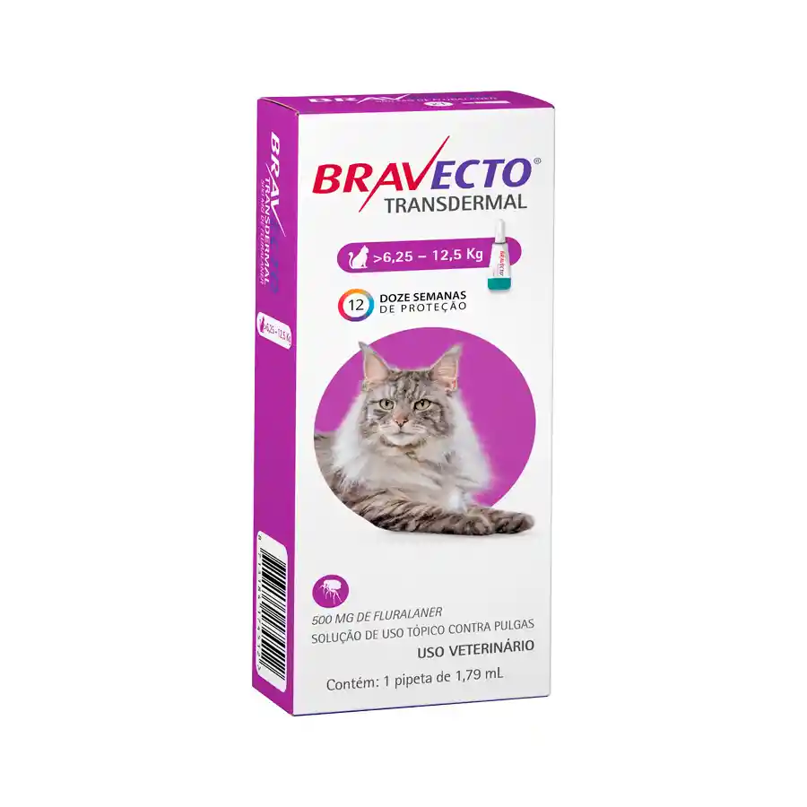 Bravecto Gatos 6,25 - 12,5 Kg