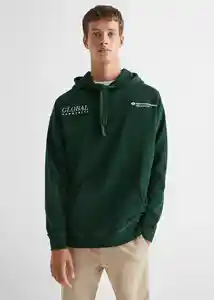 Buzo Sudadera Global Verde Talla 20 Teen Niños Mango