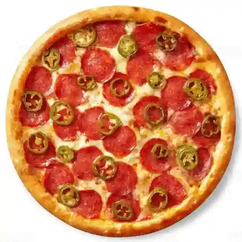 Pizza Jalapeños y Pepperoni 8 Piezas
