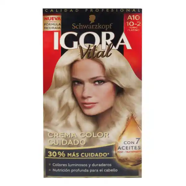 Igora Tinte Vital A10/10-2 Rubio Platino