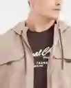 Chaqueta Windbreaker Café Ciervo Claro Talla S Chevignon