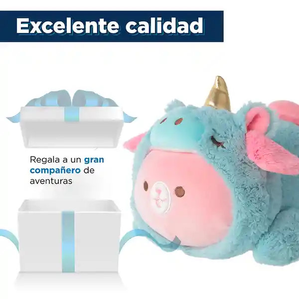 Peluche Mini Serie Disfraces Unicornio Familiar Conejito Miniso