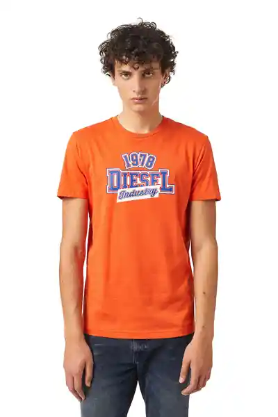 Diesel Camiseta T-Diegos-K26 Naranja Talla M