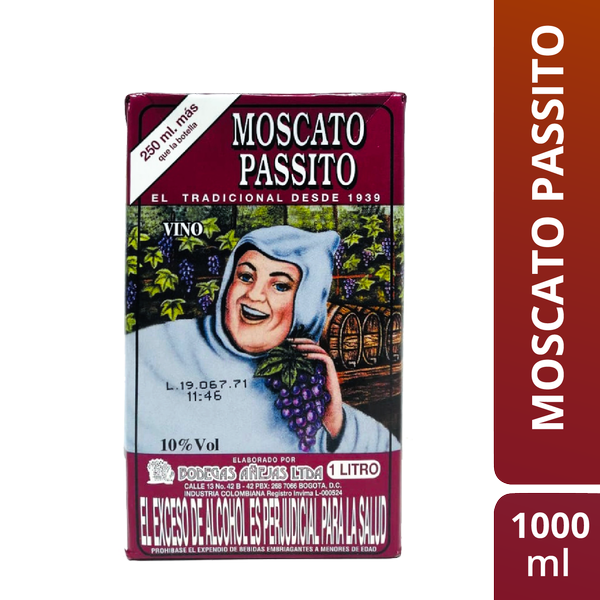 Bodegas Añejas Vino Tinto Moscato Passito 1 l