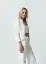 Saco Tejido Mujer Crudo Puro Claro Talla S 582G036 Naf Naf