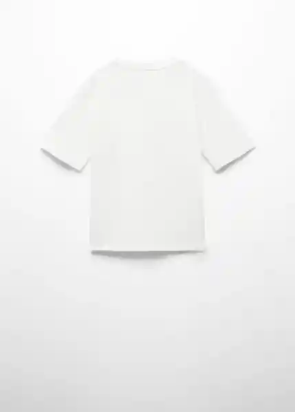 Camiseta Gskate Off White Talla 06 Niños Mango