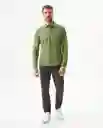 Camiseta Long Sleeve Polo Verde Loden Oscuro T L Chevignon