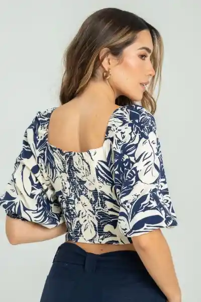 Blusa Nichols Color Azul Oscuro Talla XS Ragged