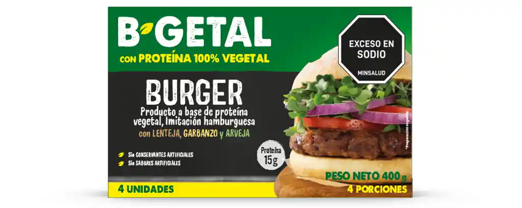 Burger B- Getal Proteina Vegetal 
