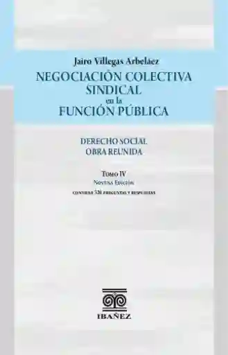 Negociación Colectiva Sindical en la Función Pública - Jairo