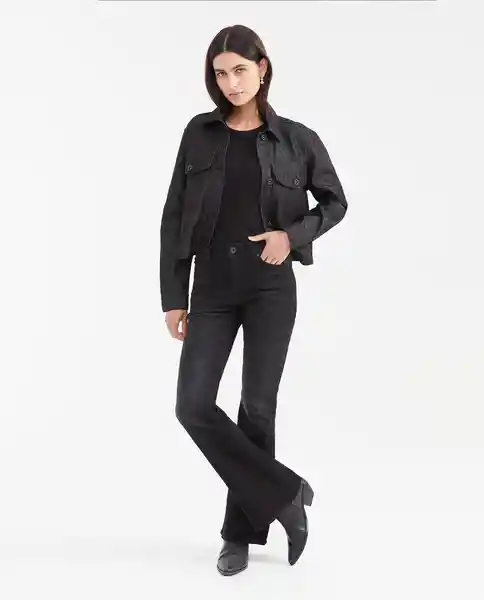 Jean Cosmo Femenino Negro Noche Talla 6 Chevignon