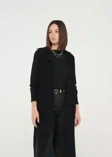 Tejido Mujer Negro Puro Ultraoscuro Talla M 489g022 Naf Naf