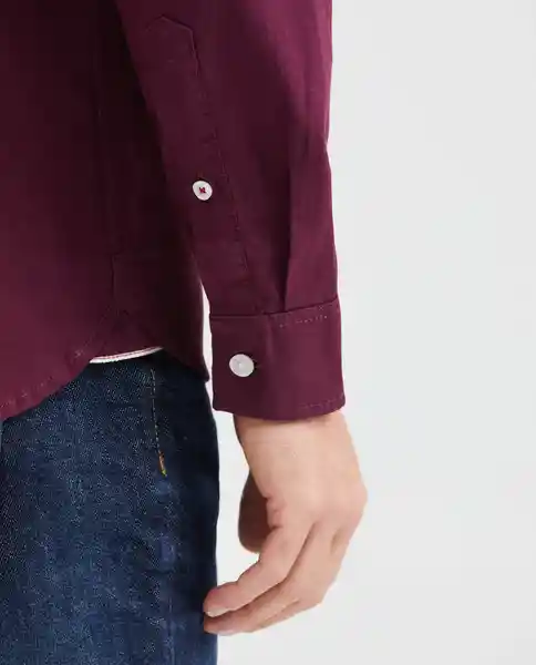 Camiseta Oxford Masculino Morado Sombrío Ultra Oscuro L Chevignon