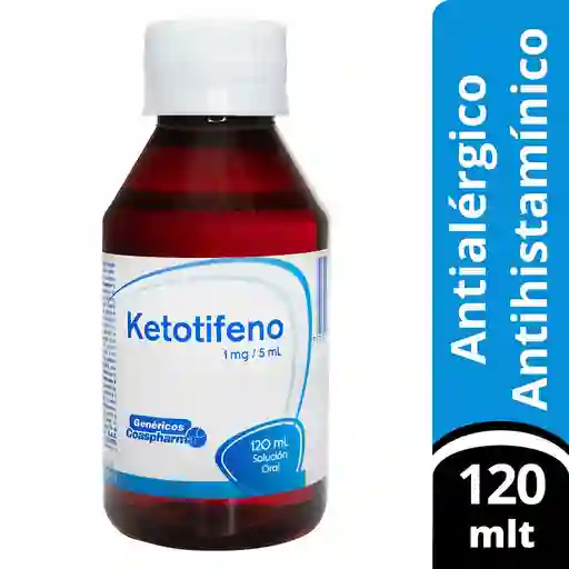 Coaspharma Jarabe Ketotifeno (1 mg) 120 mL
