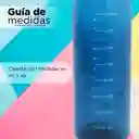 Miniso Botella de Plástico Para Deportes Con Asa Azul 900 mL