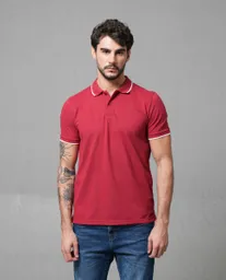 Camiseta Polo Hombre Rojo L 190G010_ROJ191557 Rifle
