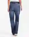 Jean Boyfit Femenino Azul Clásico Oscuro Talla 10 Chevignon