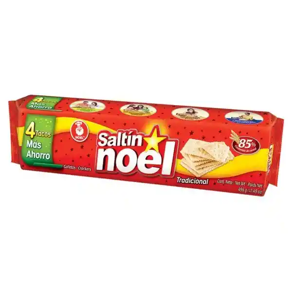 Noel Galleta Saltín 4 Tacos