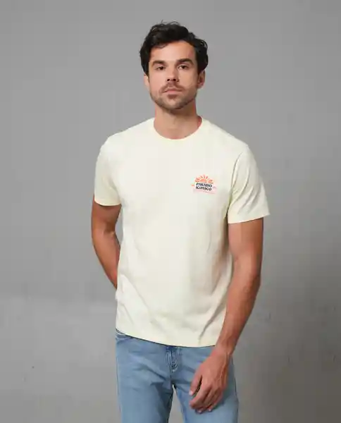 Camiseta Hombre Amarillo Talla S 109G008_AMA110618 Rifle