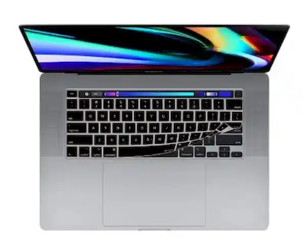 Macbook Kb Covers Protector Teclado Pro Touch Bar 16/13 Negro