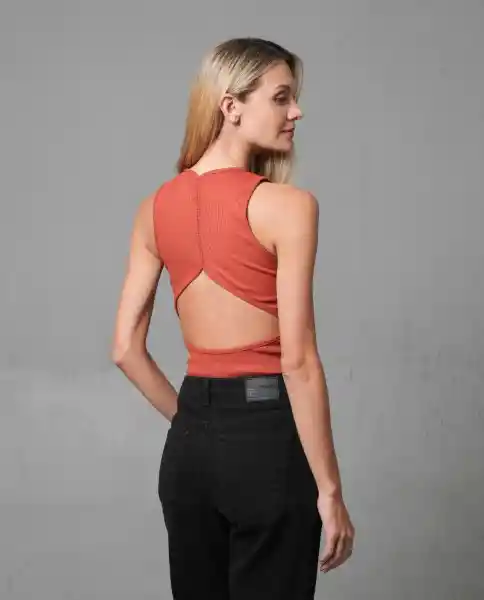 Camiseta Mujer Rojo S 202G007_ROJ181442 Rifle