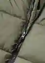 Abrigo Anorak Amerlong Khaki Talla 08 Niños Mango