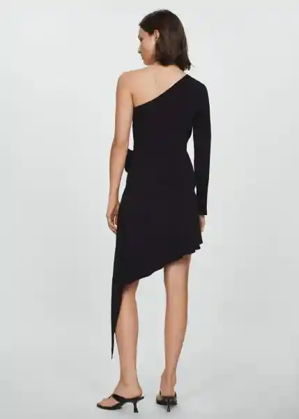 Vestido Gardenia Negro Talla M Mujer Mango