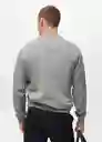 Buzo Sudadera Nola Gris Medio Vigore Talla M Hombre Mango