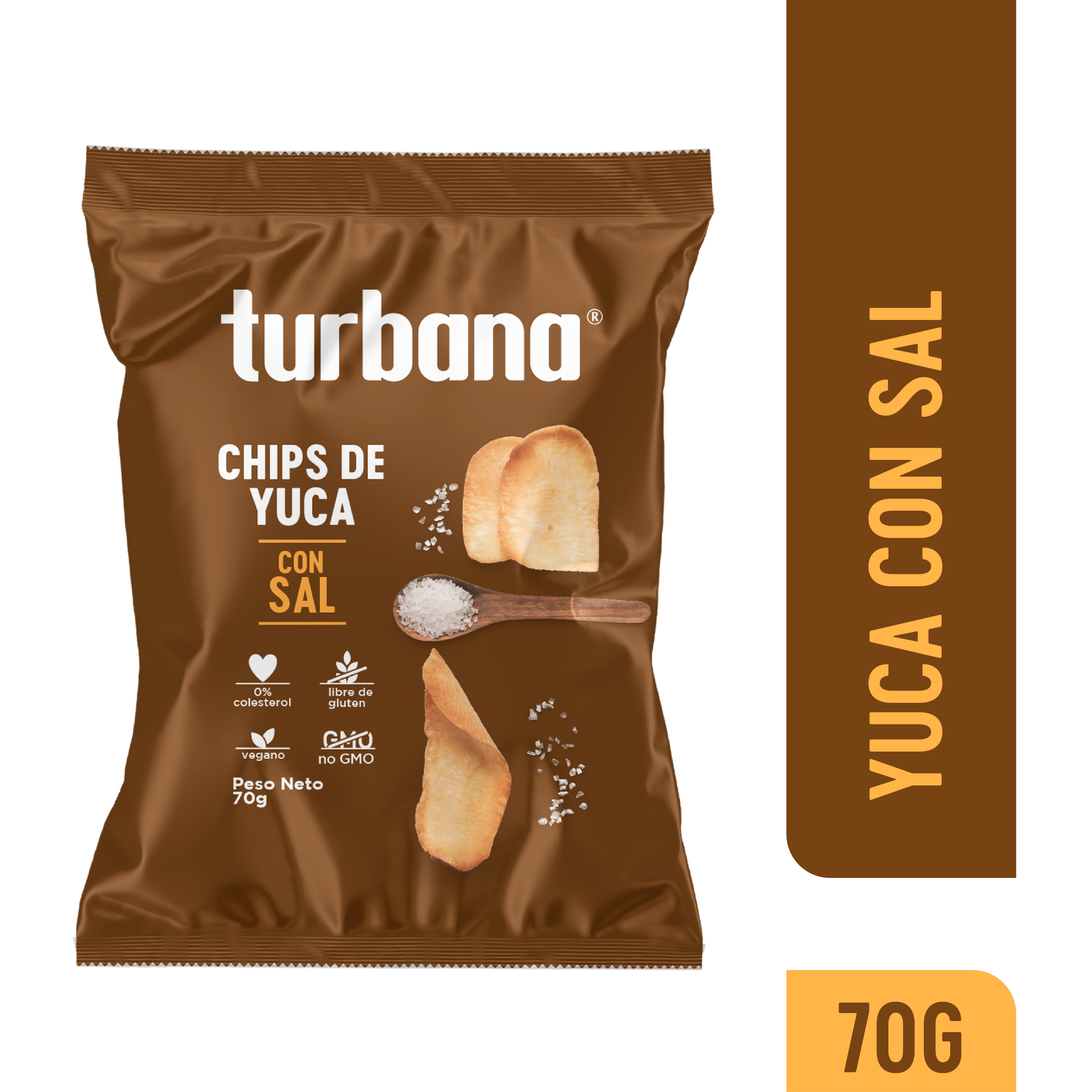 Turbana Chips de Yuca con Sal 70 g