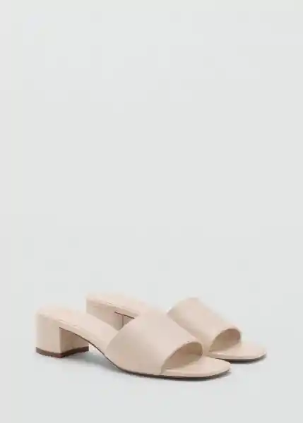 Sandalias Maria Crudo Talla 37 Mujer Mango