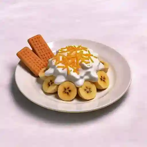 Bananos con Crema y Queso
