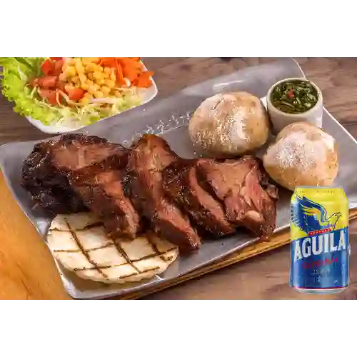 Combo Costillas Buffalos + Aguila Orig Lta 330ml