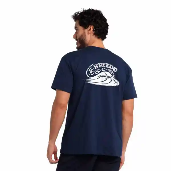 Camiseta Manga Corta Firing Wave Hombre Talla XL Speedo