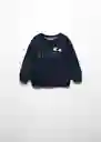 Buzo Sudadera Pyembos Navy Talla 66 Niños Mango