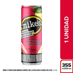 Vodka Mikes Hard Strawberry Lemonade - Lata 355ml x1
