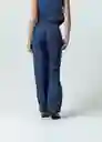 Pantalón Renata Azul Anochecer Ultra Oscuro T 4 532G304 Naf Naf