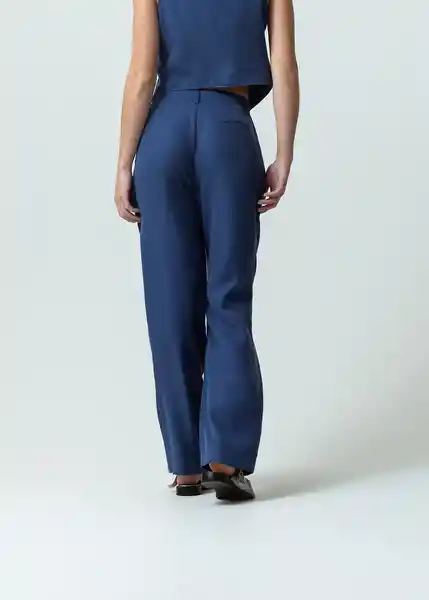 Pantalón Renata Azul Anochecer Ultra Oscuro T 4 532G304 Naf Naf