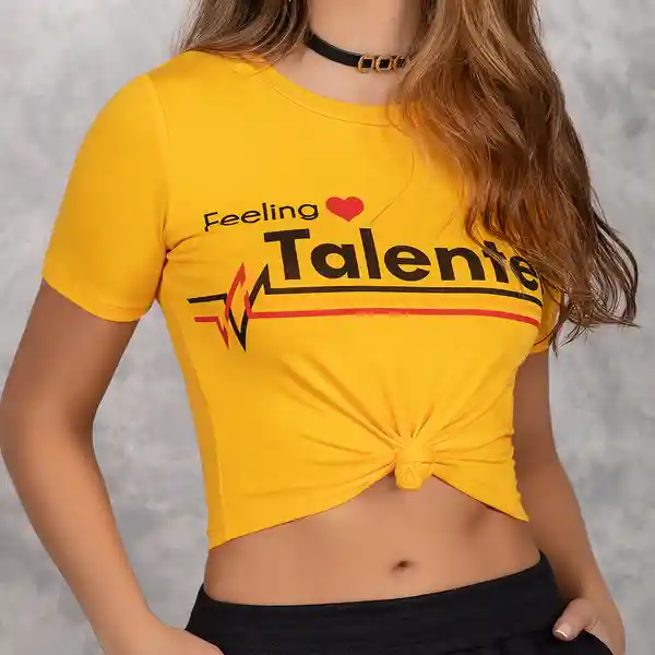 Croydon Blusa Talented Amarillo Para Mujer Amarillo Talla S