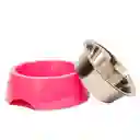 Loving Pets Comedero Para Perro Retro Hot Rosado XS