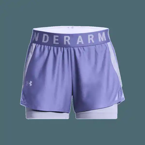 Under Armour Short Play Up 2-in-1 Para Mujer Morado Talla SM