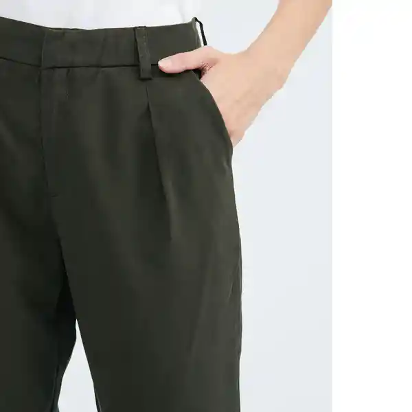 Pantalón Essential Mujer Verde Medio Talla 8 Chevignon