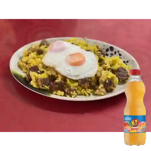 Combo Calentado de Pasta + Hit Mango 500 ml