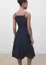Falda Blanes Tejano Soft Talla XS Mujer Mango