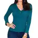 Croydon Blusa Kendall Mujer Verde Talla M